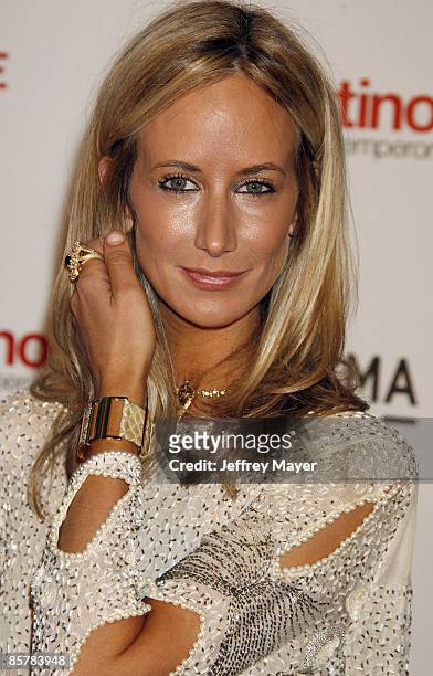 Socialite Lady Victoria Hervey arrives at the Los Angeles premiere of "Valentino: The Last Emperor" at the Bing Theatre at LACMA on April 1, 2009 in...