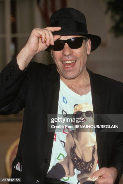 Le metteur en scene Abel Ferrara au Festival du cinema americain en septembre 1993 a Deauville, France.