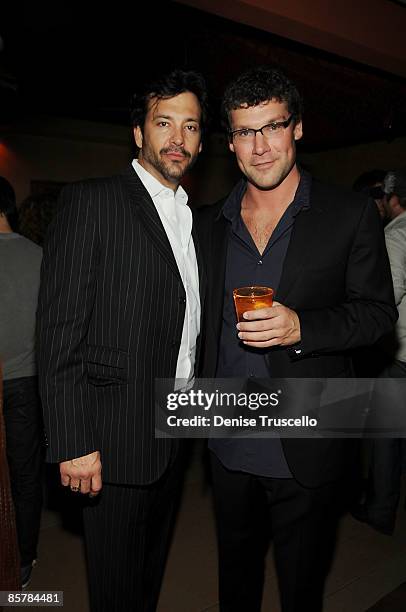 Marklen Kennedy and Richard Brener attend TAO Las Vegas on April 2, 2009 in Las Vegas, Nevada.