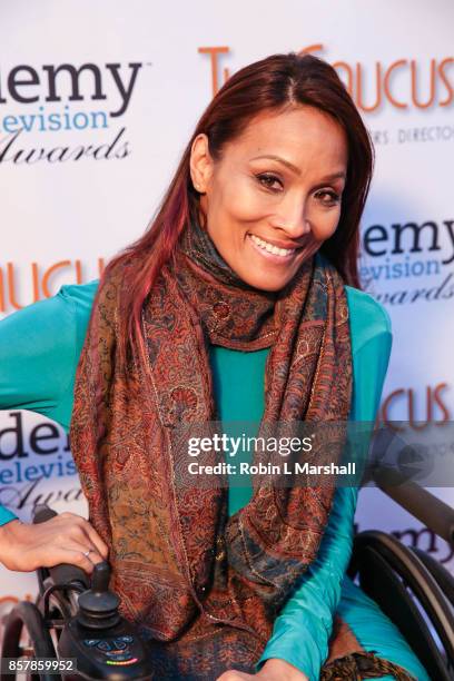 Angela Rockwood attends the 5th Annual International Academy of Web Television Awards at Skirball Cultural Center on October 4, 2017 in Los Angeles,...