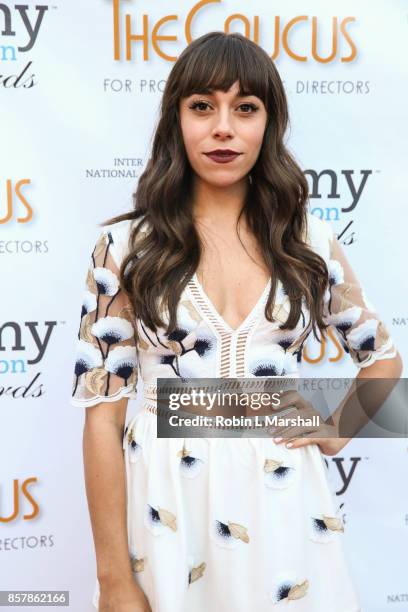 Christina Paterno attends the 5th Annual International Academy of Web Television Awards at Skirball Cultural Center on October 4, 2017 in Los...