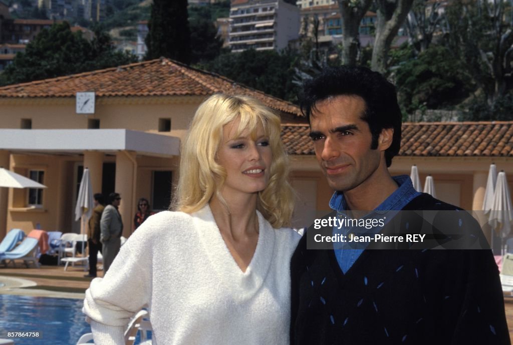 Claudia Schiffer Et David Copperfield A Monte-Carlo