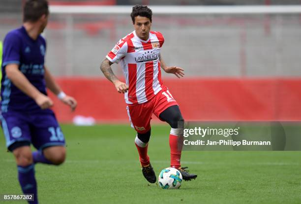 Philipp Hosiner of 1 FC Union Berlin during the game between Union Berlin and FK Dinamo Brest on october 5, 2017 in Berlin, Germany.