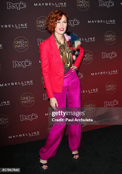 Actress Breeda Wool attends People's "Ones To Watch" party at... News