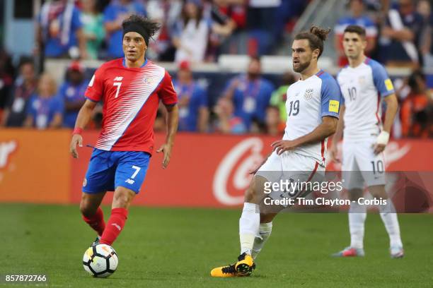 Graham Zusi of the United States in action during the United States Vs Costa Rica CONCACAF International World Cup qualifying match at Red Bull...