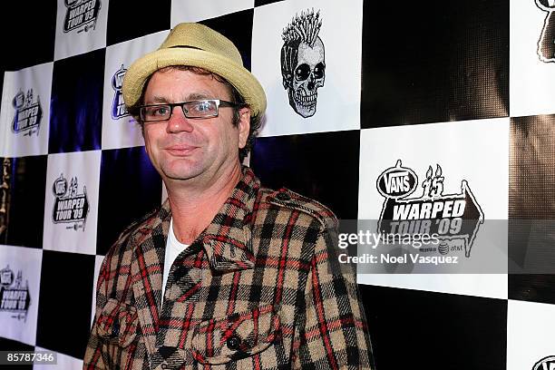 Kevin Lyman attends the Vans Warped Tour 2009 15th anniversary press conference & kick-off party at the Key Club on April 2, 2009 in West Hollywood,...