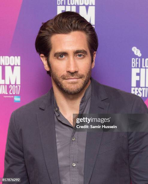 Jake Gyllenhaal attends a Screen Talk at the 61st BFI London Film Festival on October 5, 2017 in London, England.