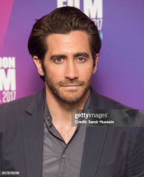 Jake Gyllenhaal attends a Screen Talk at the 61st BFI London Film Festival on October 5, 2017 in London, England.