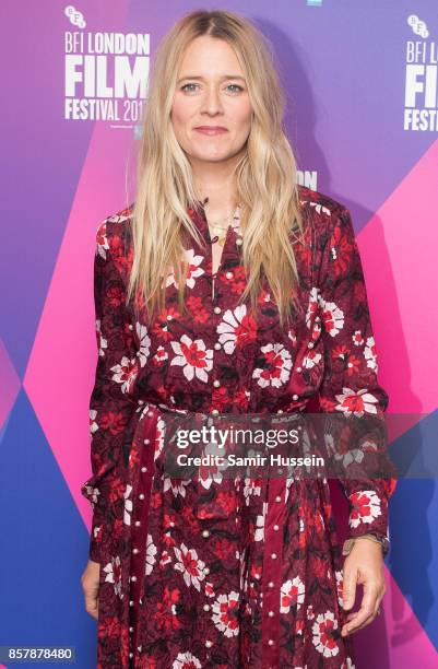 Edith Bowman attends a Screen Talk at the 61st BFI London Film Festival on October 5, 2017 in London, England.