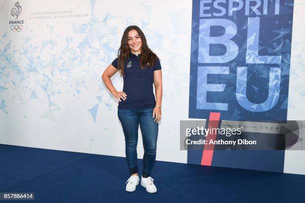Anais Caradeux during presentation of Team France for Winter Games PyeongChang 2018 on October 4, 2017 in Paris, France.