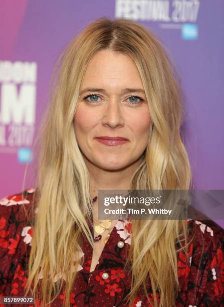 Host Edith Bowman attends a photocall ahead of the "Stronger" Screen Talk at the 61st BFI London Film Festival on October 5, 2017 in London, England.