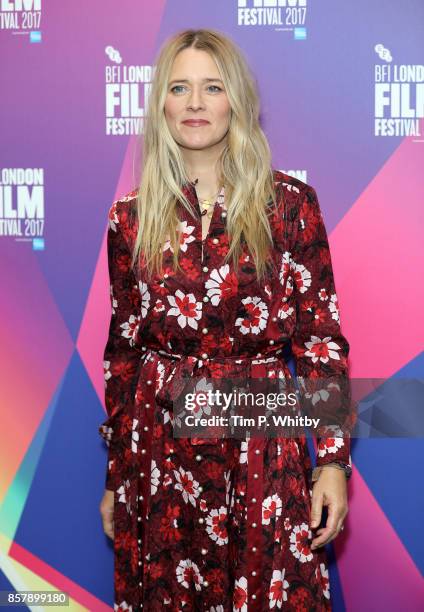 Host Edith Bowman attends a photocall ahead of the "Stronger" Screen Talk at the 61st BFI London Film Festival on October 5, 2017 in London, England.