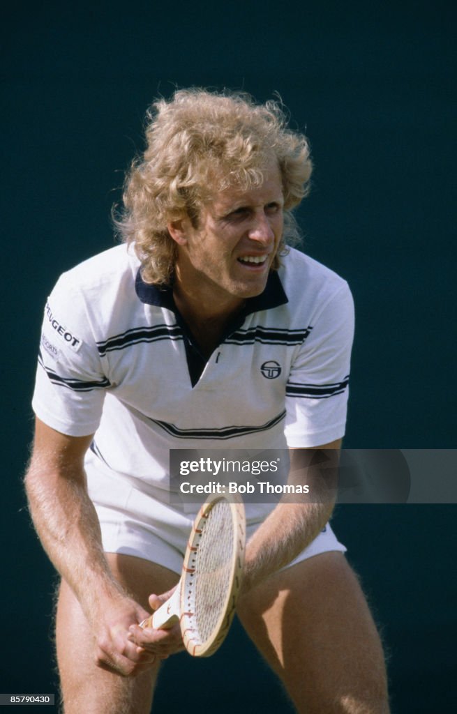 Vitas Gerulaitis of the USA during the Wimbledon Lawn Tennis... News
