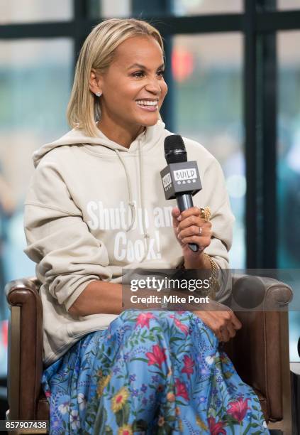 Erica Reid visits Build Studio to discuss her book "Shut Up and Cook!" at Build Studio on October 5, 2017 in New York City.