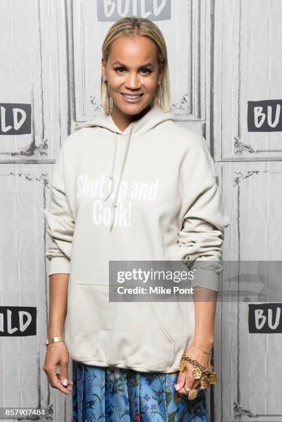 Erica Reid visits Build Studio to discuss her book "Shut Up and Cook!" at Build Studio on October 5, 2017 in New York City.