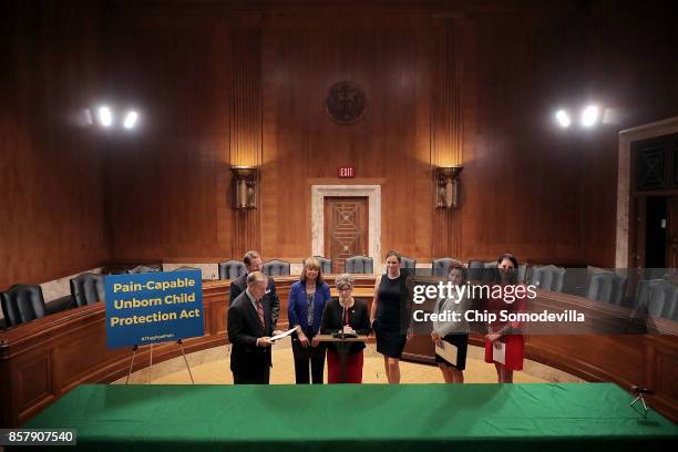 Sen. Lindsey Graham , Family Research Council President Tony Perkins, National Right To Life President Carol Tobias, Sen. Joni Ernst , Americans...