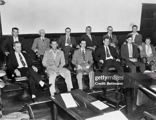 This is the jury which found which found Walter Lee Irvin, one of four Negroes, guilty of kidnapping and raping a Florida housewife. He was sentenced...
