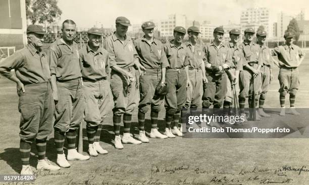 Towards the end of their tour of South Africa in 1936 the Australian cricket team agreed to play a baseball match against the Transvaal baseball team...