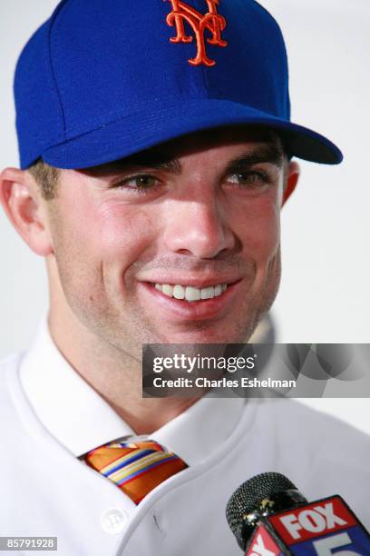 New York Mets third baseman, David Wright attends Delta's Jeter/Wright Batting Challenge to Benefit the Turn 2 Foundation at the Stone Rose Lounge on...
