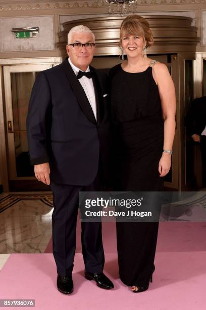 Mitch Winehouse and Jane Winehouse attend the Amy Winehouse Foundation Gala at The Dorchester on October 5, 2017 in London, England.