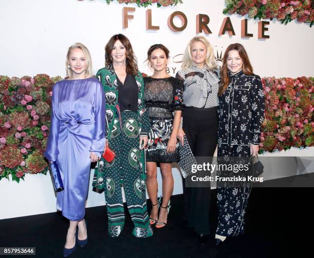 German actresses Anna Maria Muehe and Iris Berben, german presenters Nazan Eckes and Barbara Schoeneberger and german actress Hannah Herzsprung in in...