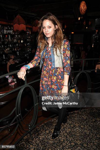 Cory Kennedy attends the I "Heart" Ronson launch party presented by Charlotte Ronson and JCPenney, held at Bar Marmont on April 3, 2009 in Los...