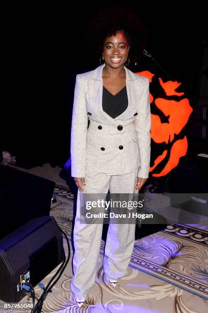 Clara Amfo attends the Amy Winehouse Foundation Gala at The Dorchester on October 5, 2017 in London, England.