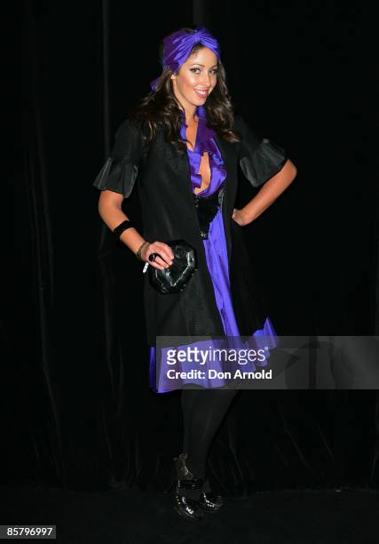 Tamara Jaber attends the Golden Slipper Day 2009 at Rosehill Gardens on April 4, 2009 in Sydney, Australia.