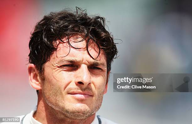 Giancarlo Fisichella of Italy and Force India prepares to drive during the final practice session prior to qualifying for the Malaysian Formula One...