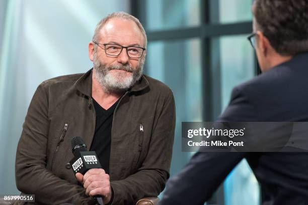 Liam Cunningham visits Build Studio to discuss "Philip K. Dick's Electric Dreams" at Build Studio on October 5, 2017 in New York City.