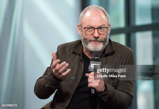 Liam Cunningham visits Build Studio to discuss "Philip K. Dick's Electric Dreams" at Build Studio on October 5, 2017 in New York City.