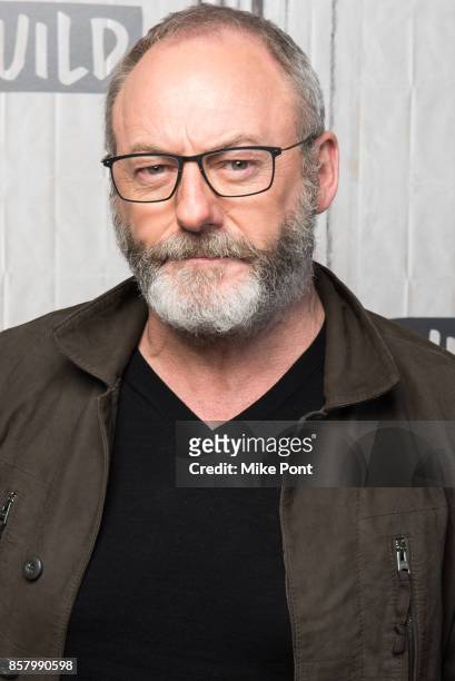 Liam Cunningham visits Build Studio to discuss "Philip K. Dick's Electric Dreams" at Build Studio on October 5, 2017 in New York City.