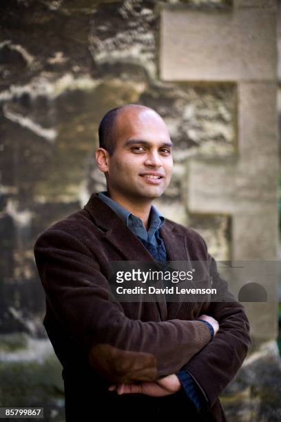 Aravind Adiga , Man Booker Prize winning author, attends Day 7 of the Sunday Times Oxford Literary Festival on April 4, 2009 in Oxford, England.