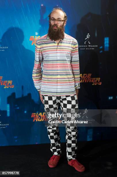 Tristan Ramirez attends 'Blade Runner 2049' premiere at the Callao cinema on October 5, 2017 in Madrid, Spain.