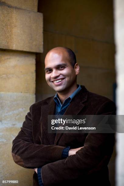 Aravind Adiga , Man Booker Prize winning author, attends Day 7 of the Sunday Times Oxford Literary Festival on April 4, 2009 in Oxford, England.