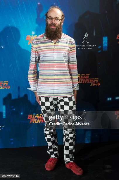 Tristan Ramirez attends 'Blade Runner 2049' premiere at the Callao cinema on October 5, 2017 in Madrid, Spain.