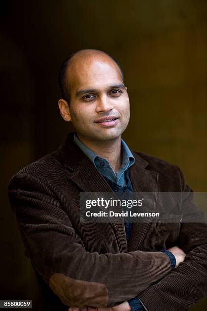 Aravind Adiga , Man Booker Prize winning author, attends Day 7 of the Sunday Times Oxford Literary Festival on April 4, 2009 in Oxford, England.