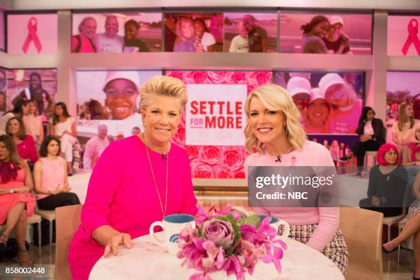 Pictured: Megyn Kelly and Joan Lunden on Wednesday, October 4, 2017 --