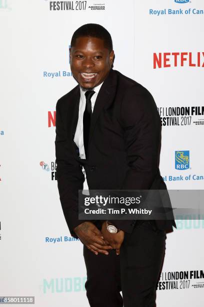 Actor Jason Mitchell attends the Royal Bank of Canada Gala & European Premiere of "Mudbound" during the 61st BFI London Film Festival on October 5,...