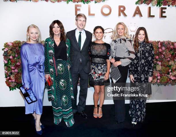 German actresses Anna Maria Muehe and Iris Berben, owner Roman Braun, german presenters Nazan Eckes and Barbara Schoeneberger and german actress...