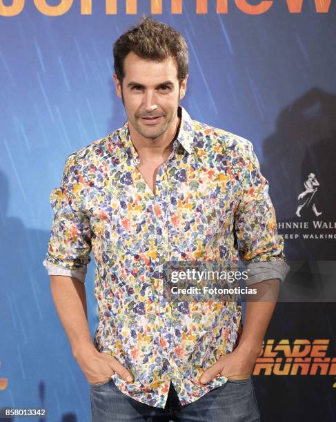 Alex Adrover attends the 'Blade Runner 2049' premiere at the Callao City Lights cinema on October 5, 2017 in Madrid, Spain.