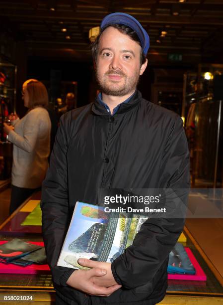 Dan Rees attends the opening of 'Notes From A Misunderstood Weed', a collaboration between Jacapo Etro and Welsh artist Dan Rees, at Etro Old Bond...