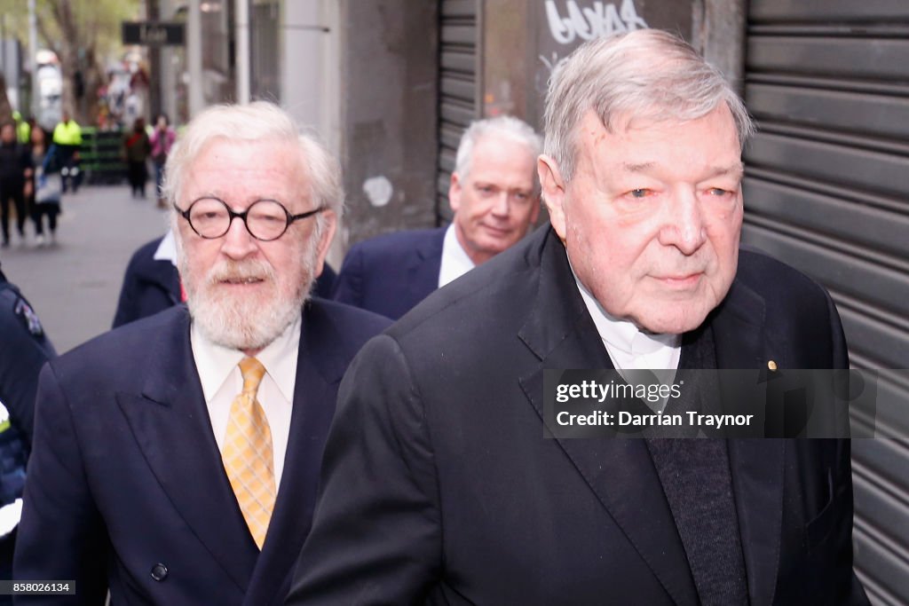Cardinal George Pell Attends Court As Historical Child Abuse Trial Begins