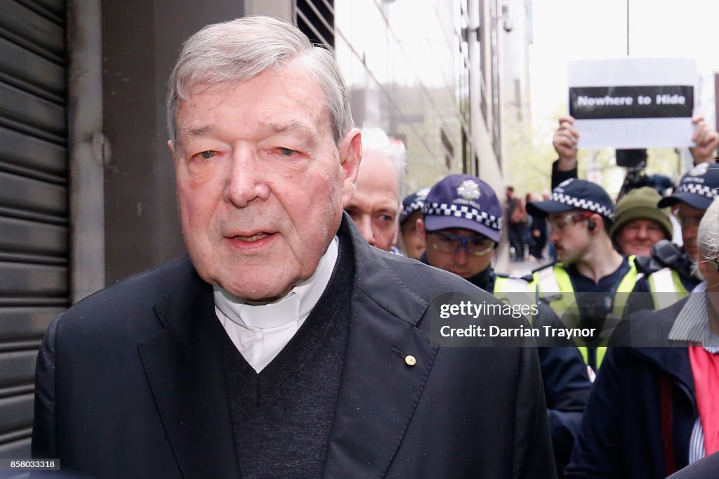 Cardinal George Pell Attends Court Hearing Ahead Of Historical Child Abuse Trial