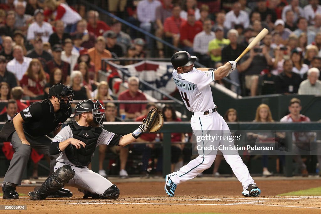 National League Wild Card Game - Colorado Rockies v Arizona Diamondbacks