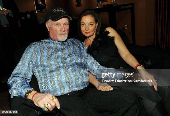 *EXCLUSIVE* Musician Mike Love and wife Jacqueline Love pose in the