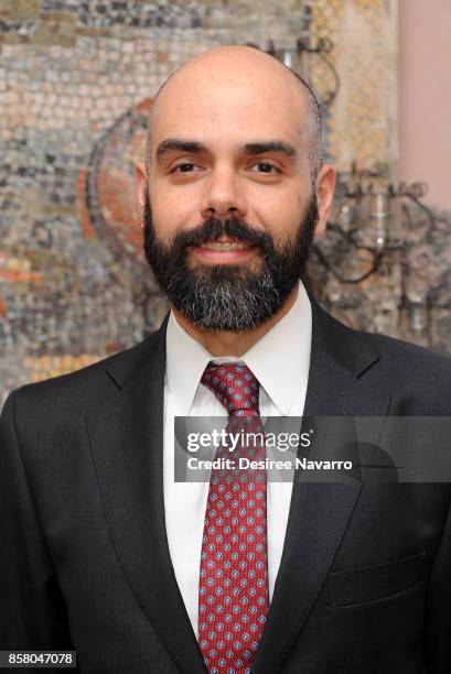 Co-Director Pedro Kos attends 'Bending The Arc' New York Screening at the Whitby Hotel on October 5, 2017 in New York City.