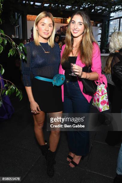 Guests attend the launch of ghd hair North America Nocturne Holiday Campaign with Olivia Culpo & Justine Marjan on October 5, 2017 in New York City.