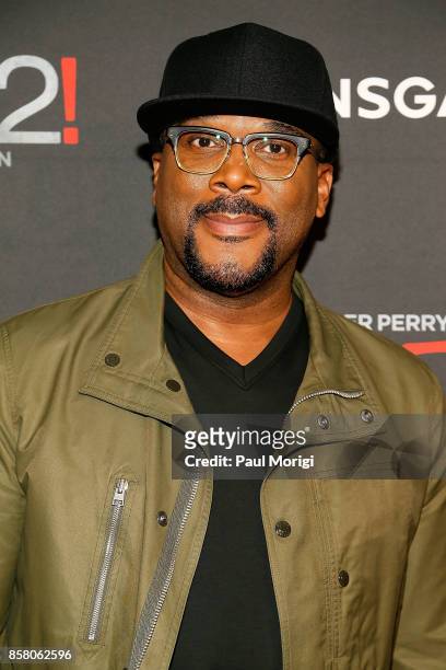 Actor Tyler Perry arrives at Tyler Perry's "Boo2! A Madea Halloween" premiere at AMC Mazza Gallerie 14 on October 5, 2017 in Washington, DC.