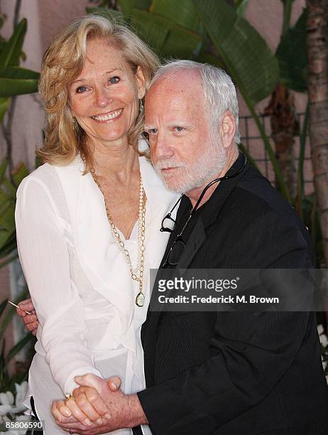 Brenda Siemer-Scheider and actor Richard Dreyfuss attend the Smiles from the Stars: A Tribute to the Life and Work of actor Roy Scheider at the...